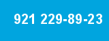 921 229-89-23 921 229-89-23